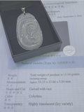 18KWG Jade Pendant 15.16G