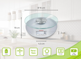 Soehnle Roma Silver Digital Kitchen Scales, Scales, Food Preparation Scales, 65856