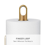 simplehuman Tension Arm Paper Towel Holder, Brass Stainless Steel