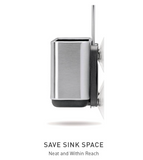 simplehuman Slim Sink Caddy, Brushed Stainless Steel
