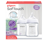 Pigeon Softouch Nursing Bottle T-Ester 160ml (SS) - Twin Pack