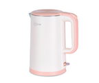 Mayer MMEK1800-PN - Electric Kettle, 1.8L, Double Wall Kettle, Peach Orange Colour