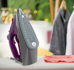Tefal Express Steam FV2843 - Steam Iron, 2600W, 210g/min Boost Shot, 45g/min Continuous Output, Ceramic Soleplate, Easy-Refilling Water Tank, Anti-Drip Protection, Automatic Steam, DJ Lilac