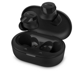 Philips TAT1209BK Wireless Bluetooth Earbuds - Small Earbuds, Great Value, Natural Sound with Dynamic Bass, Clear Calls and Pocket Size Charging Case - Black