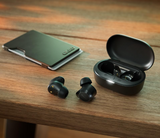 Philips TAT1209BK Wireless Bluetooth Earbuds - Small Earbuds, Great Value, Natural Sound with Dynamic Bass, Clear Calls and Pocket Size Charging Case - Black