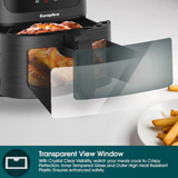 Europace EAF5421DBK 4.2L Lumi Air Fryer 1350W ,Black