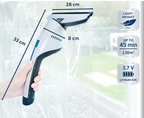 Leifheit L51030 Nemo Window Vacuum Cleaner, White