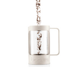 BODUM 11376-913 BEAN French Press Coffee Maker, 3.3 gal (1 L), Off White, Genuine Product