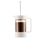 BODUM 11376-913 BEAN French Press Coffee Maker, 3.3 gal (1 L), Off White, Genuine Product