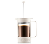 BODUM 11376-913 BEAN French Press Coffee Maker, 3.3 gal (1 L), Off White, Genuine Product