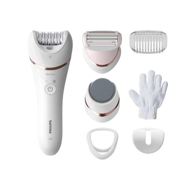 PHILIPS BRE730/10 Epilator, White Main image