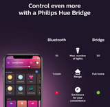 Philips Hue White and Color Ambience E27 Bulb 1100 Lumens