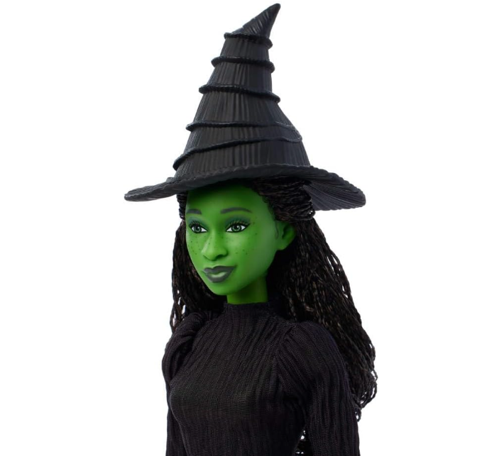 Mattel Wicked Singing Elphaba Fashion Doll & Accessories, Posable with Movie-Inspired Look & Removable Outfit, Sings “Defying Gravity”
