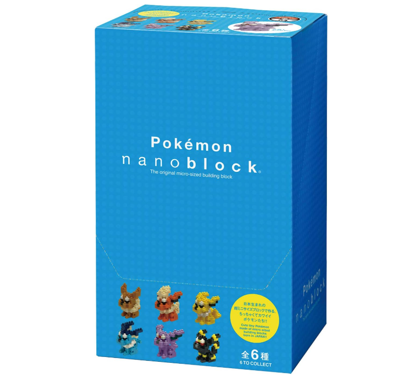 Nanoblock NBMPM_05S Mini Pokémon Series 04, Box of 6 Pieces