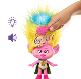 Mattel DreamWorks Trolls Band Together Rainbow HairTunes Viva Doll, Doll and Cape Accessory with Light-Up Hair HNF21