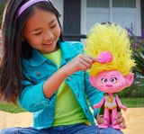 Mattel DreamWorks Trolls Band Together Rainbow HairTunes Viva Doll, Doll and Cape Accessory with Light-Up Hair HNF21