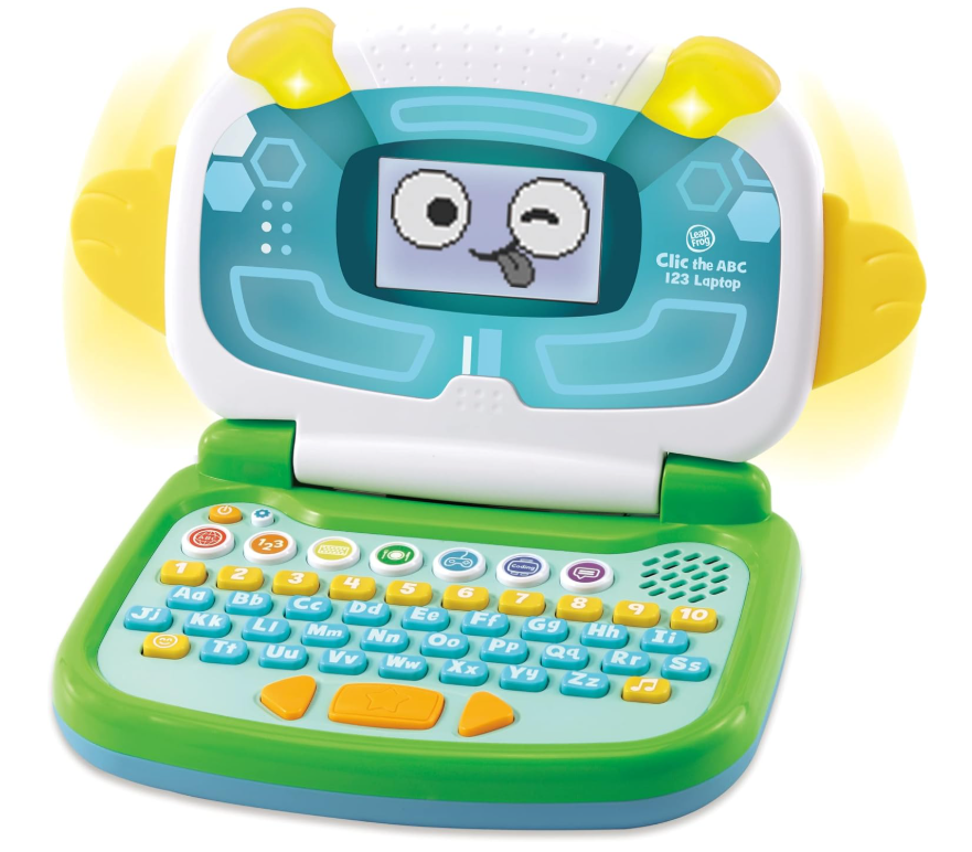 LeapFrog Clic the ABC 123 Laptop | Character Robot Laptop, Green