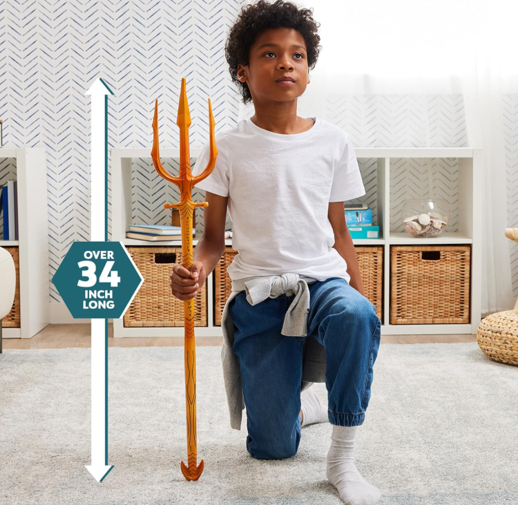 DC Comics Aquaman, and Black Manta Tridents,Kids Roleplay for Boys and Girls Ages 4+ 6065633