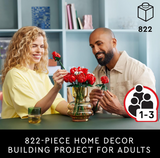 LEGO Botanicals 10328 Bouquet of Roses Building Set (822 Pieces),No Box, Total 6pack Still Sealed