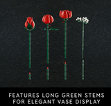LEGO Botanicals 10328 Bouquet of Roses Building Set (822 Pieces),No Box, Total 6pack Still Sealed