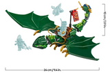 LEGO 71829 Ninjago Lloyd's Green Dragon Toy Toy Birthday Present Blocks Educational Boys Girls Children 6 Years 7 Years 8 9 Years Old Competition Robot