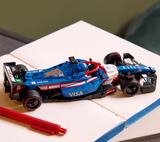 LEGO Speed Champions Visa Cash App RB VCARB 01 F1 Race Car Model Kit for Adults, Building Set with Collectible Formula 1 Driver Minifigure, Home or Office Desk Decor for Motorsport Racing Fans 77246
