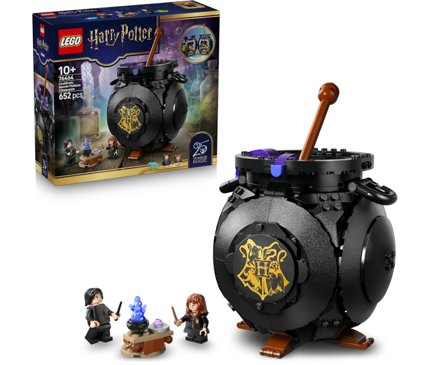 LEGO Harry Potter Cauldron: Secret Potions Classroom 76464 Toy Building Set for Display and Play - Halloween Decoration - Creative Toy for Girls, Boys and Any Fans Aged 10+