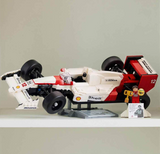 LEGO Icons McLaren MP4/4 & Ayrton Senna Model Car Set, F1 Racing Car Kit for Adults with Racer Mini Figure, Collectable, Birthday Gift Idea for Men, Women, Him & Her 10330