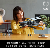 LEGO Icons Dune Atreides Royal Ornithopter 10327 Collectible Building Set for Adults, Film-Themed Gift Idea for Lovers of Sci-Fi Films (1369 Pieces)