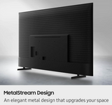 Samsung 43-Inch Class Crystal UHD U8000F 4K Smart TV 2025 Model with Endless Free Content, Crystal Processor 4K, MetalStream Design, Knox Security, Alexa Built-in, Black