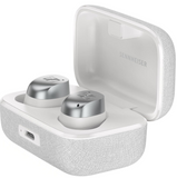 Sennheiser Momentum True Wireless 4 ear buds (White Silver) - Noise Cancellation, Microphone Included, Lossless Audio, Transparency Mode, Long Battery Life