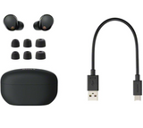 Sony WF-1000XM5 Wireless Noise Cancelling Earbuds, Bluetooth, In-ear Headphones, Mic, Up to 24 Hours Battery Life, Quick Charge, IPX4, iOS and Android Compatible - Black