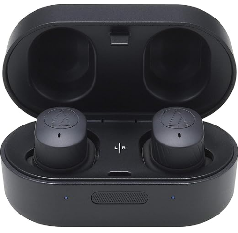 Audio-Technica ATH-SPORT7TWBK SonicSport Wireless In-Ear Headphones, Black