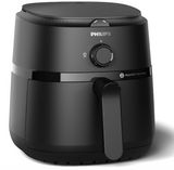 Philips 1000 Series NA120/09 - Airfryer, 4.2L Capacity, 1500W, Healthy Oil-Free Frying, Compact Design, Dishwasher-Safe Parts, Black Finish