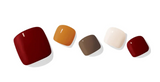 Ohora P Maple Pedicure SemiCured Gel Nail Strips PD041