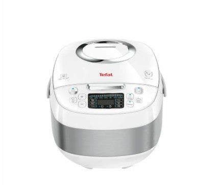 Tefal Delirice Compact RK7501 - Rice Cooker, 600W, Fuzzy Logic with Spherical Pot, 1L, 10 cooking programs, White
