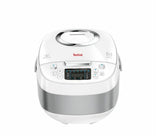 Tefal Delirice Compact RK7501 - Rice Cooker, 600W, Fuzzy Logic with Spherical Pot, 1L, 10 cooking programs, White
