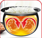 Tefal Delirice Compact RK7501 - Rice Cooker, 600W, Fuzzy Logic with Spherical Pot, 1L, 10 cooking programs, White
