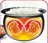 Tefal Delirice Compact RK7501 - Rice Cooker, 600W, Fuzzy Logic with Spherical Pot, 1L, 10 cooking programs, White