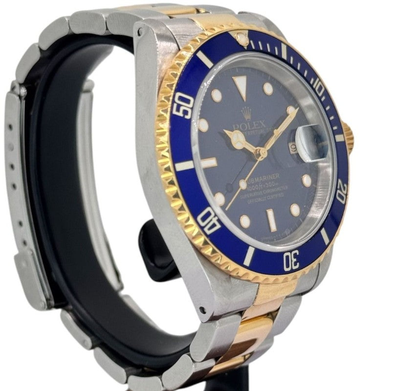 Rolex 16613 Submariner 18K Half Gold Watch, 40mm