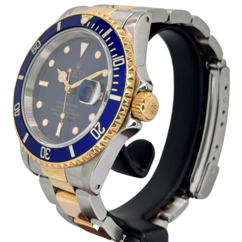 Rolex 16613 Submariner 18K Half Gold Watch, 40mm
