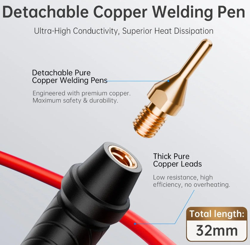 FNIRSI SWM-20 1200A Dual-Pulse 2-in-1 Portable Battery Spot Welder