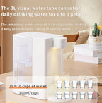 Instant water dispenser Hot Water Heater Dispenser Adjustment Temperature 3L