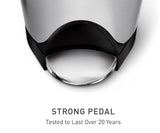 simplehuman Stainless Steel Butterfly Lid Kitchen Step Trash Can, Multi, 45 Liter / 11.9 Gallon, CW1897