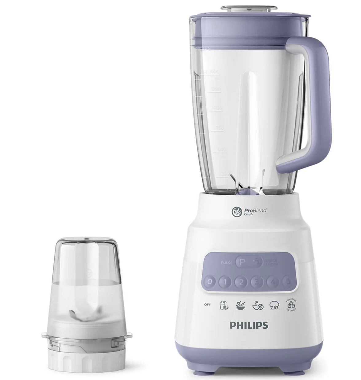 Philips 5000 Series Blender HR2221 – ProBlend Crush Tech, 700W Power, 5 Speed Settings, Ice Crush Function, Quick Clean, Plastic Jar Main image