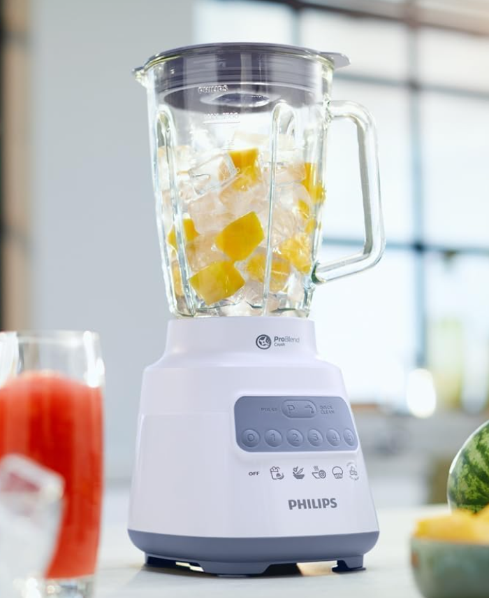 Philips 5000 Series Blender HR2221 – ProBlend Crush Tech, 700W Power, 5 Speed Settings, Ice Crush Function, Quick Clean, Plastic Jar Secondary image