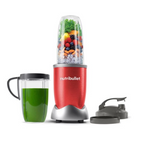 NutriBullet Pro NB907R - Personal Blender, 900W, comes with 7 accessories (incl. 1x 900ml BPA-free Tritan Cup, 1x 700ml BPA-free Tritan Cup), Red colour