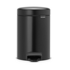 BRABANTIA NewIcon Soft Closing Pedal Bin 3L, Matt Black
