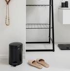 BRABANTIA NewIcon Soft Closing Pedal Bin 3L, Matt Black