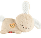 Fisher-Price Soothe & Settle Bunny Plush Baby Toy & Customizable Sound Machine With Motion
